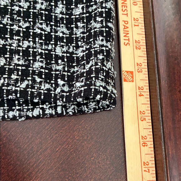 Talbots Black and White Tweed Pencil Skirt - Picture 10 of 10